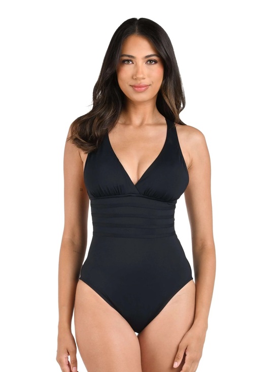 La Blanca Other - La Blanca Island Goddess Multi-Strap Cross-Back One Piece Swimsuit